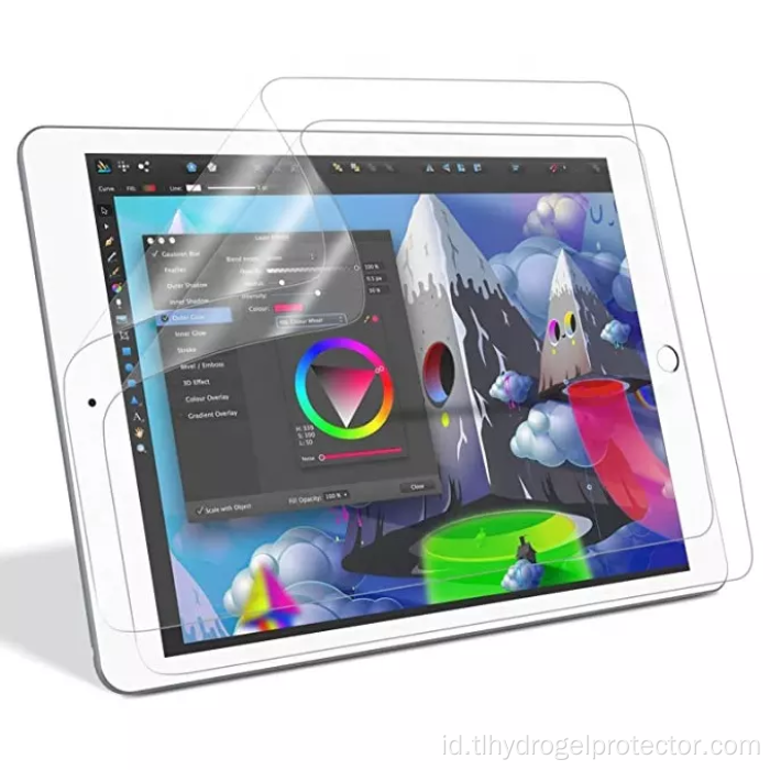 Pelindung layar TPU untuk tablet iPad